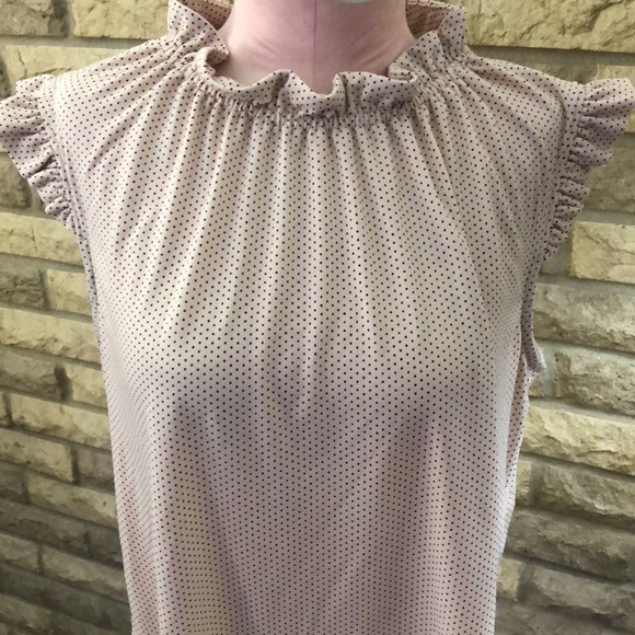 Adrianna Papell • Poke a Dot Sleeveless Blouse - Picture 5 of 12